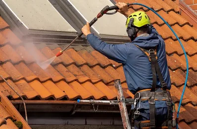 Démoussage et hydrofuge de toiture à Almenêches
